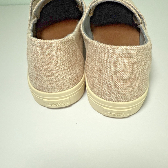 TOMS Altair SLIP ON Sneakers Women's Sz 9 Beige Closed Toe - Picture 4 of 6